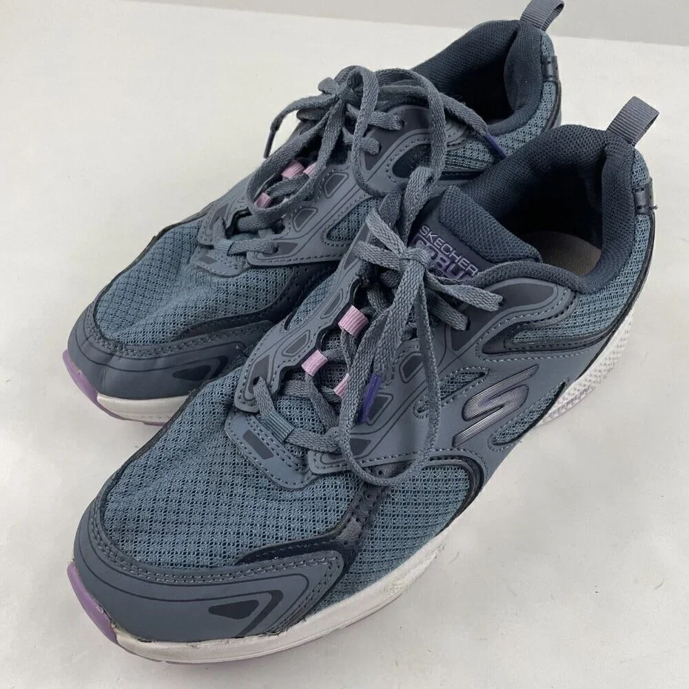 Skechers Go Run Consistent Women’s 9.5 Blue Purple Athletic Running Shoes